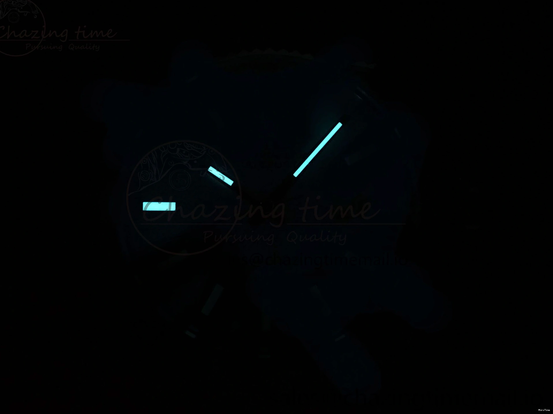 MiroTime 0131 GoodFit DateJust 41 126334 EWEF Best Edition Gray Dial Green Roman on Oyster Bracelet A 1054